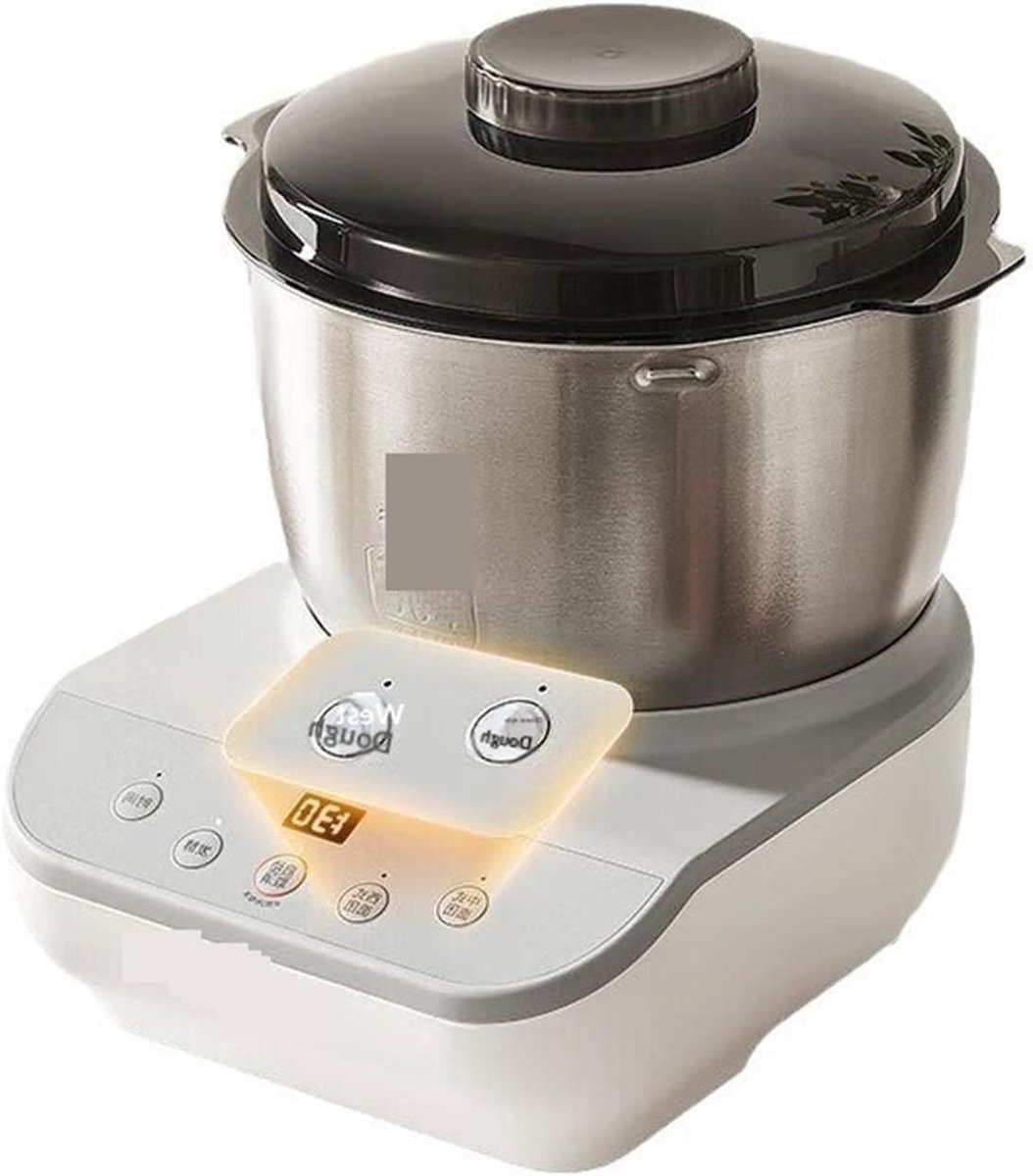 Keukenmixer - Deegmixer Chefmachine - Bakken en Kneden - Automatische Deegbereiding - 5L - Wit