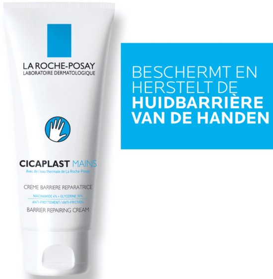 La Roche-Posay Cicaplast Handcrème - voor Droge, Geïrriteerde Handen met Kloven - 100ml