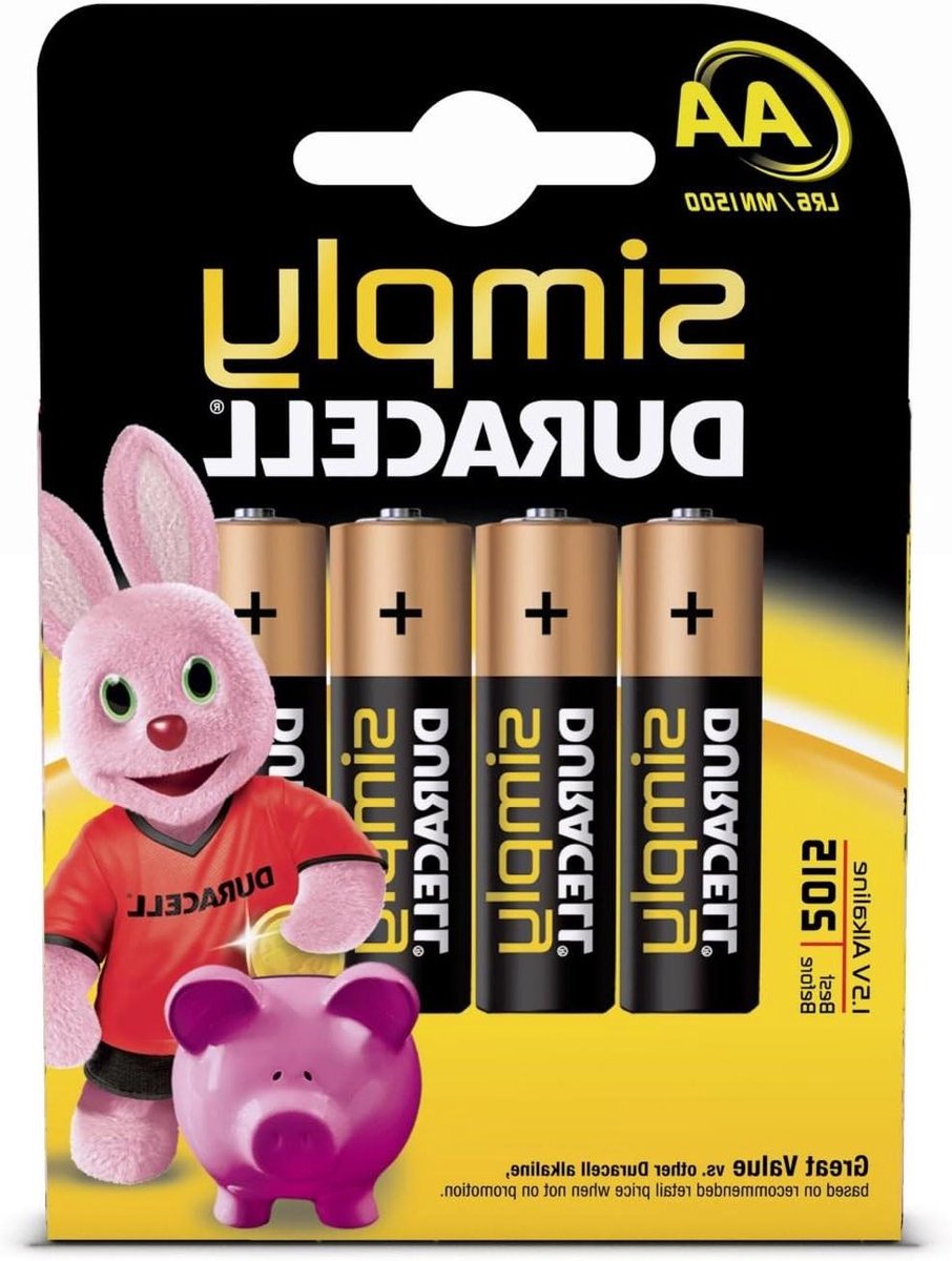 Batterijen AA - Penlite Batterijen - Apparaten Voeden - Alkaline Technologie - 4 Stuks - Zwart Goud