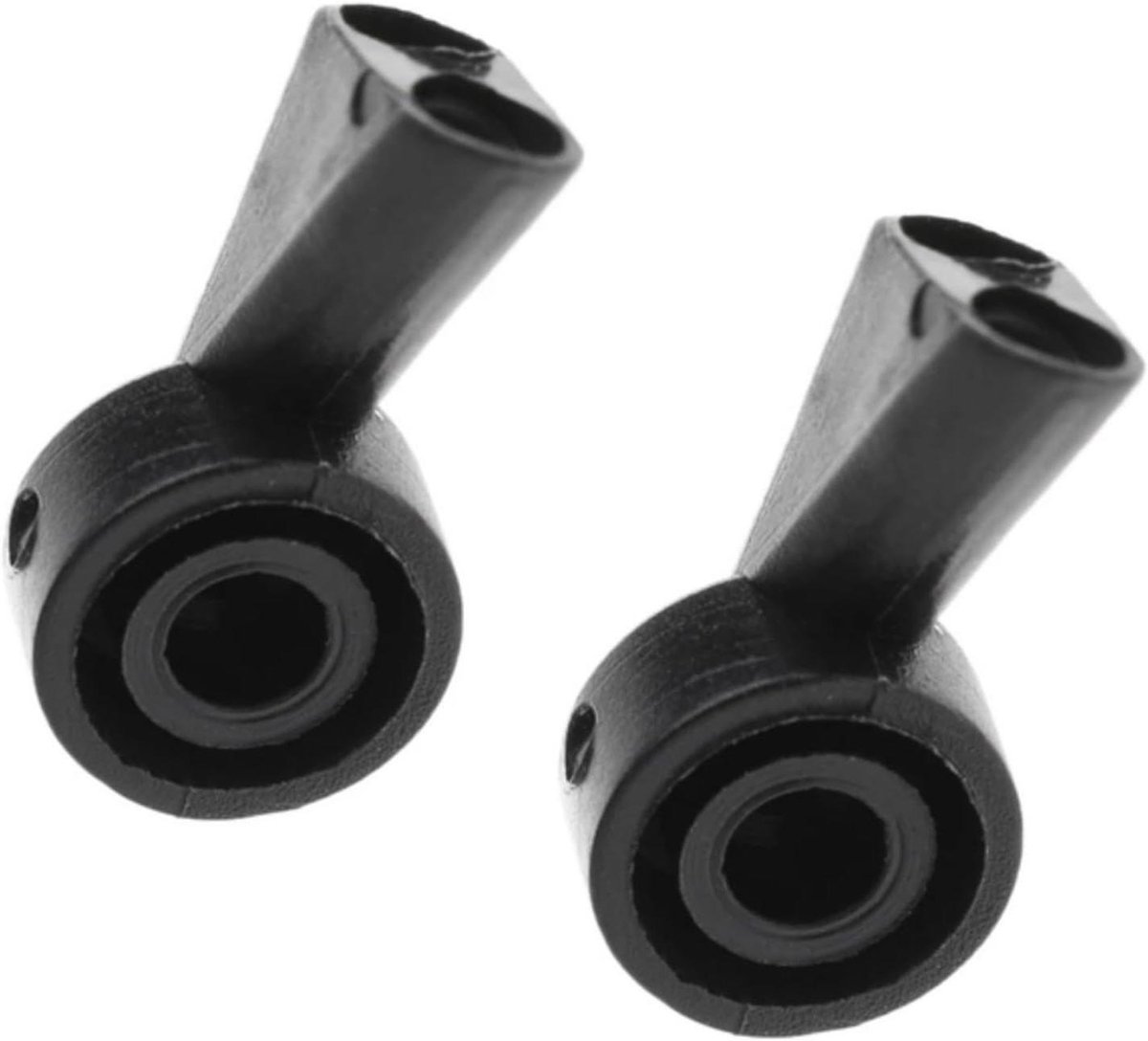 Ruitensproeiers Sets - Washer Nozzles - Heldere Zicht - Duurzame Plastic Constructie - 2 Stuks - Zwart