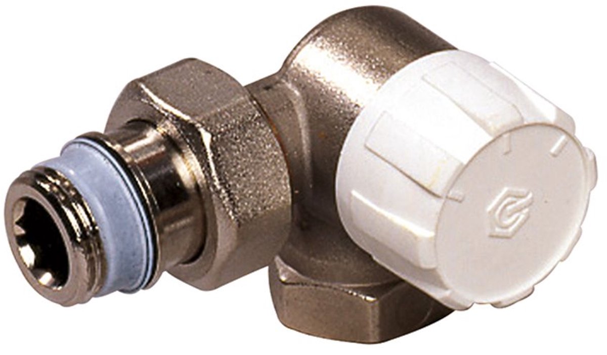 Flamco Thermostaatventiel Hoek re. DN15 met voorinst., Rp1/2 x G1/2a, M30x1.5, F34016
