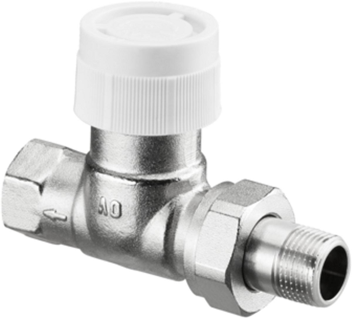 OVENTROP Thermostaatventiel AV 9 Retour-doorlaat DN 15, Rp 1/2 x R 1/2, PN 10, 1183894