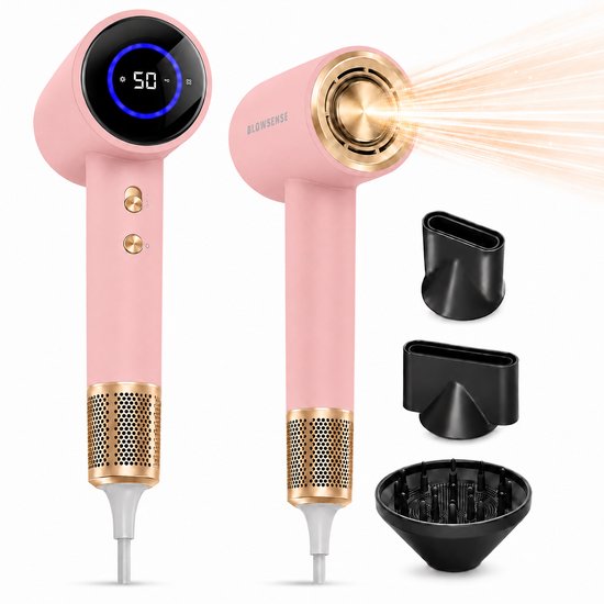 AirGlide - LED Scherm - Föhn met diffuser - Haardroger - 3 - AirGlide - €79,95
