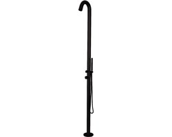 W'eau Eclipse Buitendouche Matzwart RVS - afbeelding 1