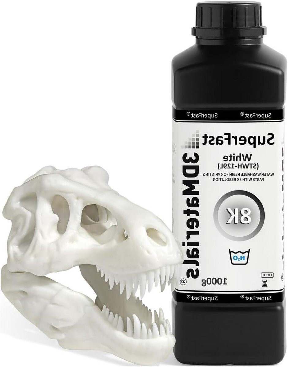 3D-printer hars - Waterwasbaar materiaal - Snel printen - 8K precisie - 1000 gram - Wit