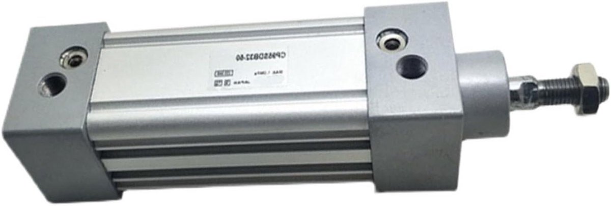 Luchtcilinder Zuiger Dubbelwerkende Cilinder Industriële Automatisering Variabele Slag 40mm Boring Metaal
