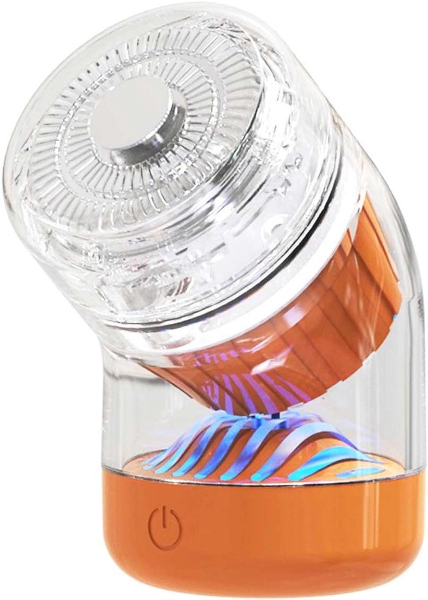 Mini scheerapparaat - Draagbaar apparaat - Snel bijwerken - Transparant design - Compact formaat - Oranje