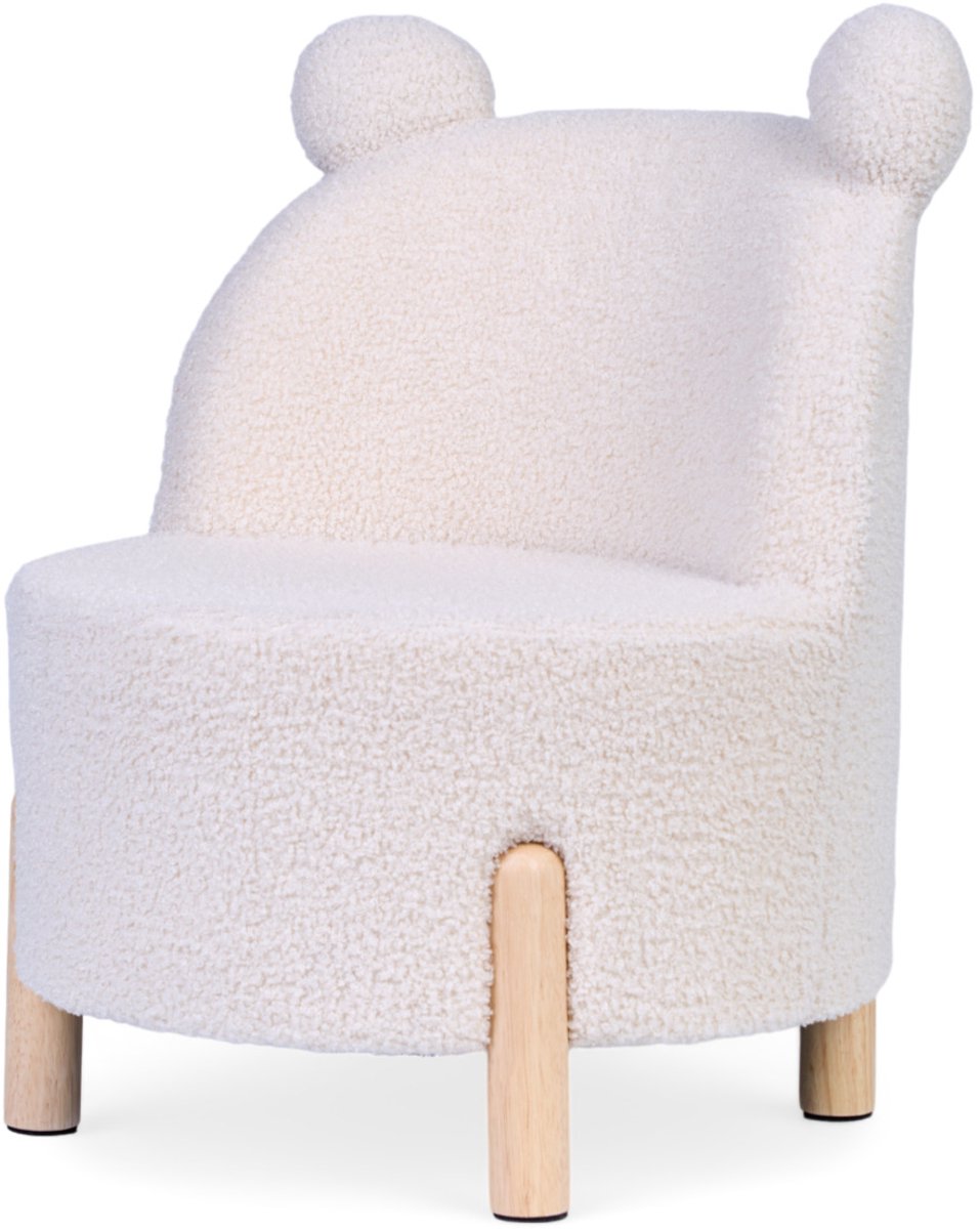 Childhome - Stoel Voor Kinderen - Teddy - Ecru Naturel - 45x45x56cm