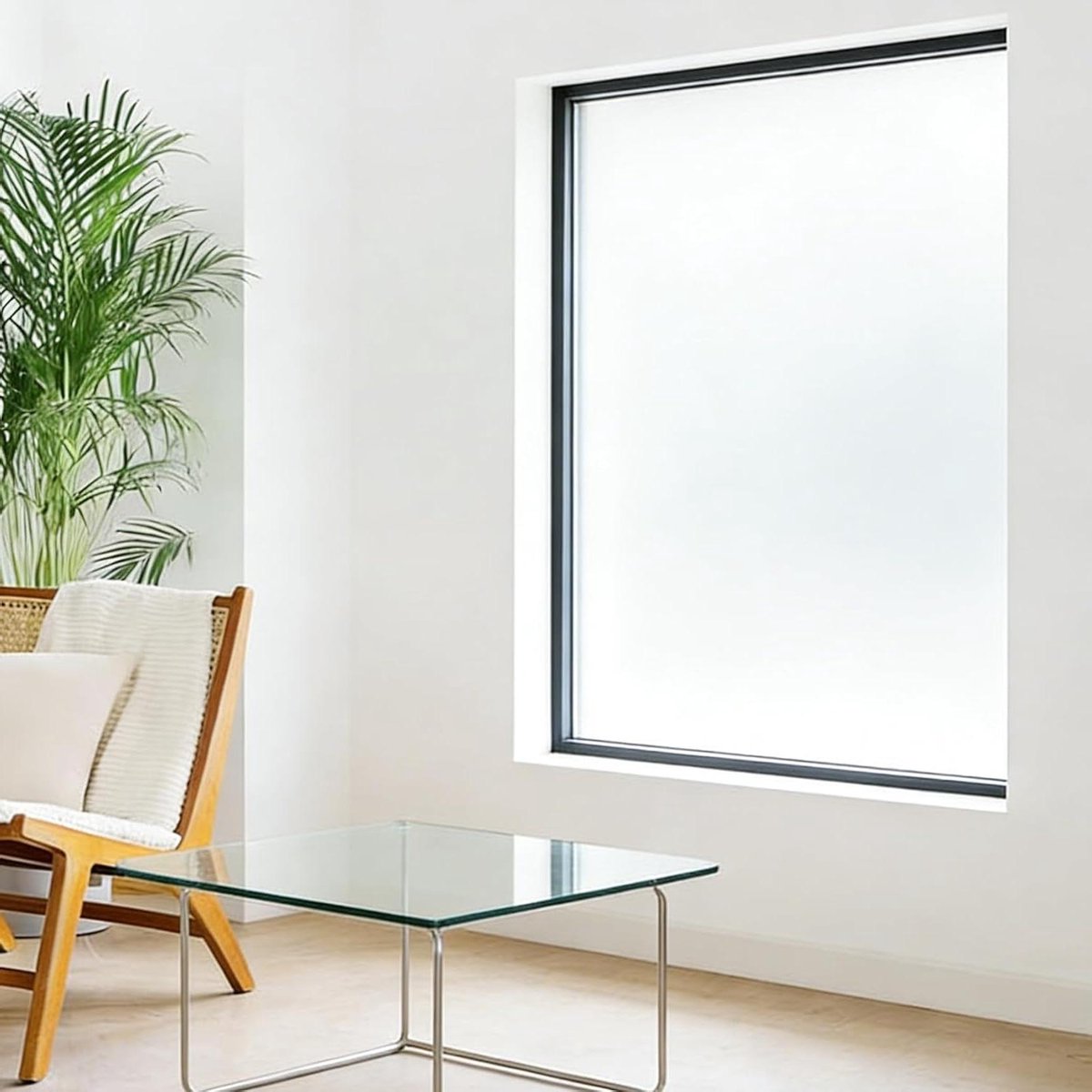 Privacy Folie Ramen - Glasfolie Anti-Inzicht - Privacy Creëren - Lichtdoorlatend Mat - 45
