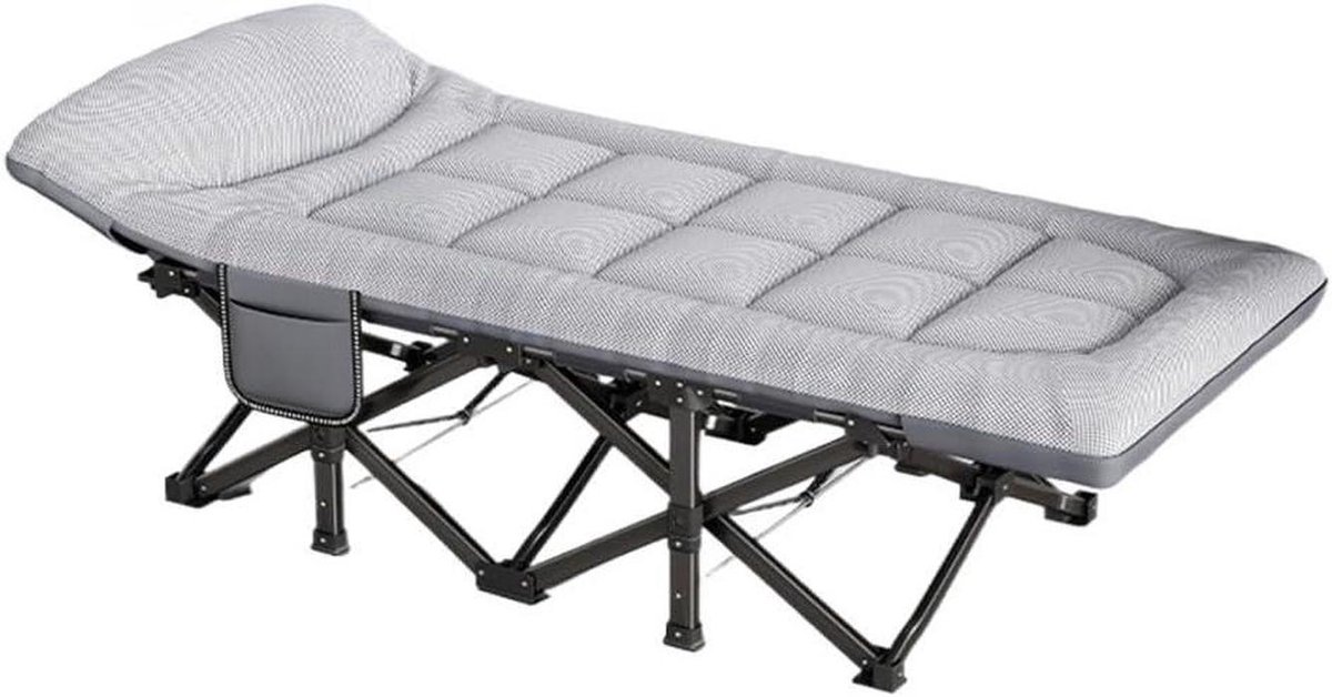Opklapbed - Kantoorbed Gastenbed - Ruimte Besparen - Compact Opvouwbaar - Klein Formaat - Effekleur