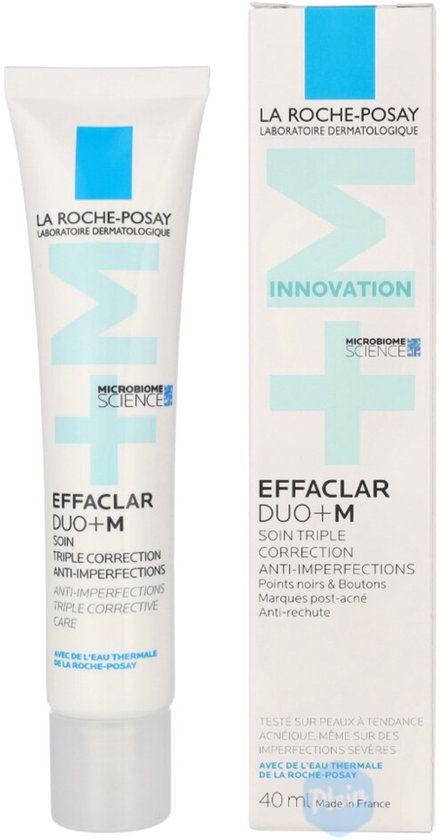 Tube et emballage de La Roche-Posay Effaclar Duo+M.