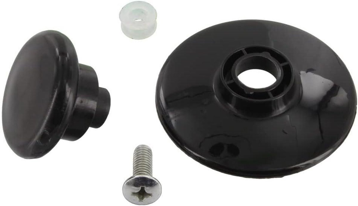 Slowcooker Knop Rok - Dekselgreep Reparatie - Keuken Reparatie - Compatibel Onderdeel - 5 x 5 x 5 cm - Zwart