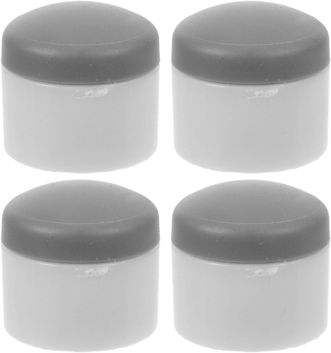 Toiletbril Bumpers - Zitkussen Pads - Badkamer Comfort - Zelfklevend Antislip - 4 Stuks - Lichtgrijs