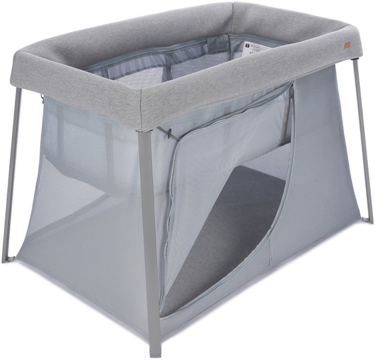 Béaba Eazy Sleep 3-in-1 Reisbed - Campingbedje, Wieg en Speelbox in Eén - Van de Geboorte tot 3 Jaar - Ademende Mesh Zijwanden en Zijopening met Rits - Inclusief 2 Matrassen en Transporttas - Lichtgewicht 6,8 kg - Grijs thumbnail 6