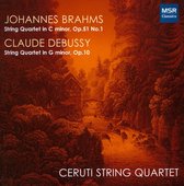 Brahms, Debussy: String Quartets