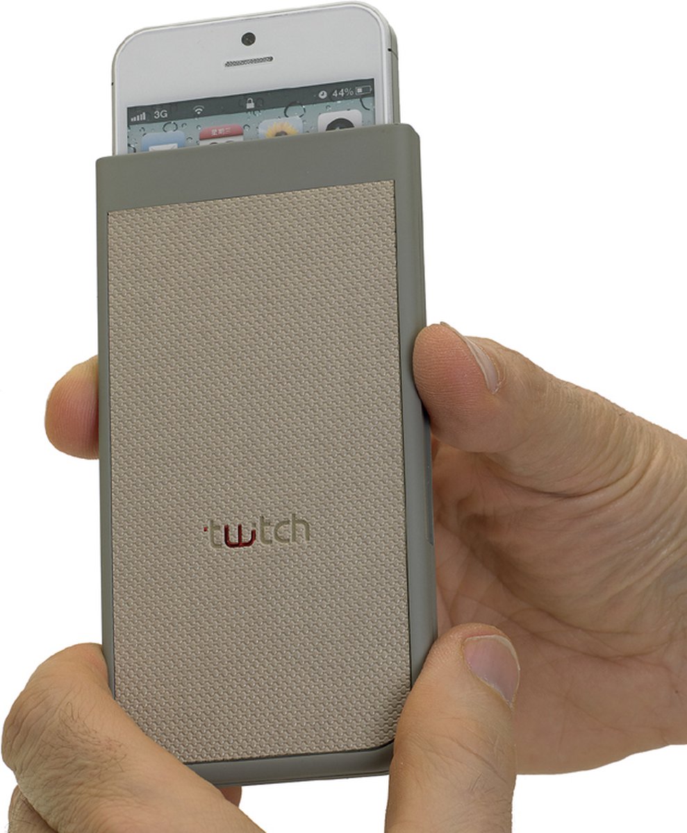 muvit iPhone 5 / 5S TWITCH Case Beige/Red