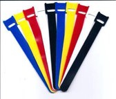 Klittenband Kabelbinders 20 stuks Kleurenmix