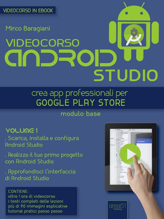Videocorso Android Studio. Volume 1 - cover