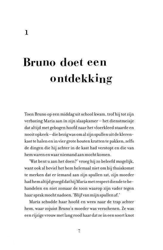 Bladzijde met de titel 'Bruno doet een ontdekking' en tekst.