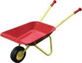 Speelgoed kruiwagen rood/geel voor kinderen