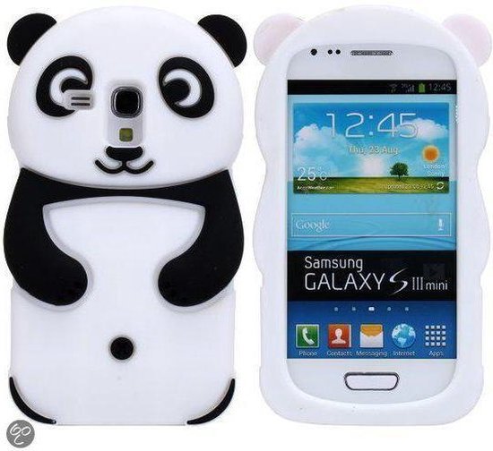 Verleiden Bedankt Miljard Panda 3D Siliconen Hoesje Samsung Galaxy S3 mini | bol.com