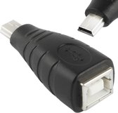 Mini USB mannetje naar USB B vrouwtje Adapter
