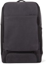 Salzen Alpha Backpack Leather Charcoal Black