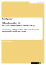 Abhandlung über die Zwei-Faktoren-Theorie von Herzberg