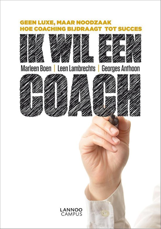 Cover van het boek 'Ik wil een coach' van Marleen Boen