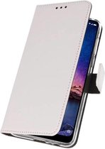 Booktype Telefoonhoesjes - Bookcase Hoesje - Wallet Case - Geschikt voor XiaoMi Redmi Note 6 Pro - Wit