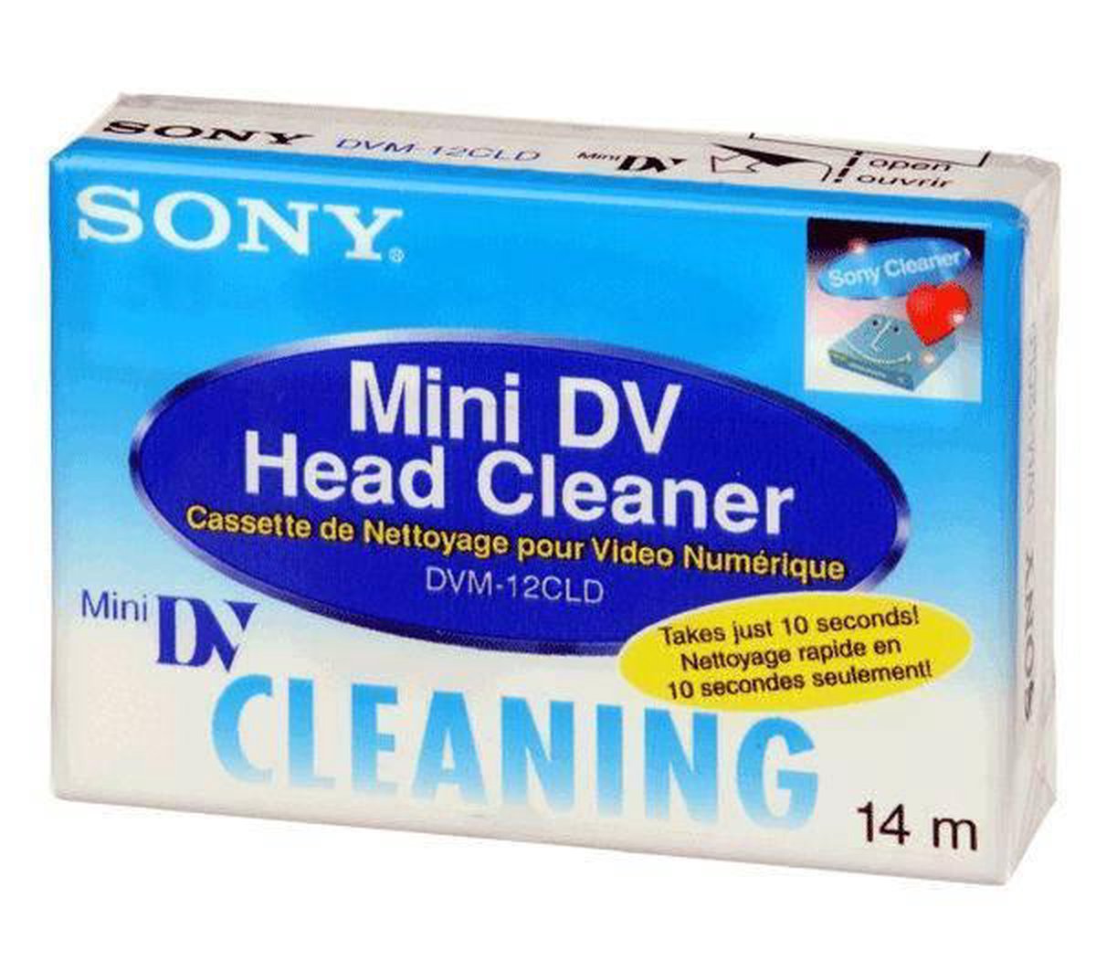 Sony - Mini DV - Schoonmaak Cassette - Head Cleaner | bol.com