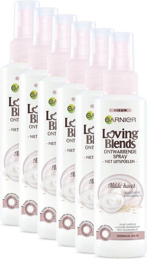 Garnier Ultra Doux Loving Blends - Milde Haver - Voordeelverpakking 6 x 150ml - Ontwarrende Spray