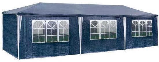 Professionnel gamme pavillon avec 4 Pages Pièces 3x3m bleu chapiteau martkzelt Party-Tente 