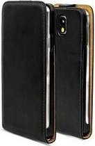 Galaxy Note 4 flip case Zwart