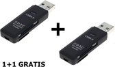 Clé de lecteur de carte USB 3.0 pour cartes SD et microSD