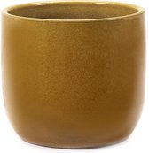 Serrax Bloempot Pot Honey Geel D 22 cm H 20 cm