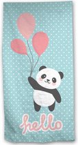 Panda Hello - Strandlaken - 70 x 140 cm - Multi