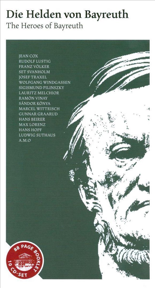 Die Helden Von Bayreuth -Wagner- 10cdbox + 88 Page Booklet