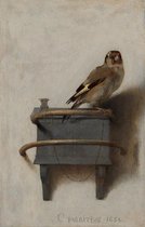 Carel Fabritius - Het puttertje - 115x180cm Textielframe