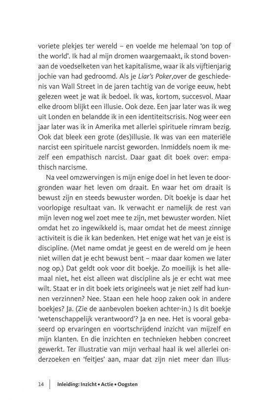 Pagina uit het boek over de illusie van succes en het belang van discipline, met een citaat van Benjamin Franklin.
