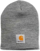 Carhartt Grijze ACRYLIC KNIT muts