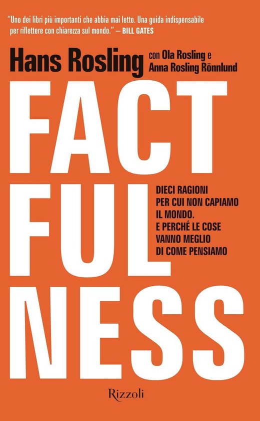 Boek cover Factfulness van Hans Rosling