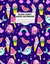 Blank Sheet Music Notebook