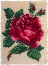 19.001 Latch Hook 38x51cm Single Rose