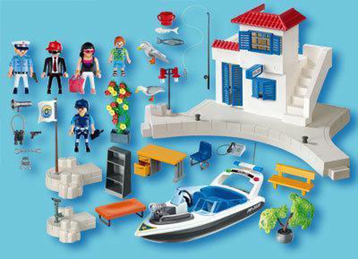 Playmobil Havenpolitie Met Speedboot - 5128 | bol.com