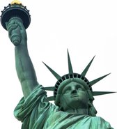 Dibond Schilderij | Foto op Aluminium, NYC Statue of Liberty (90x60cm)