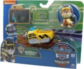 Paw Patrol Mission Paw mini voertuig 10 cm - Rubble mini miner