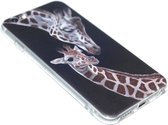 Giraf hoesje siliconen Geschikt voor iPhone 6(S) Plus