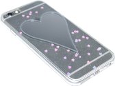 Spiegel hartjes hoesje doorzichtig Geschikt voor iPhone 6 / 6S