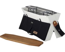 Primus Onja Gaskoker - compact tweevlam fornuis - 2x 2800W - white/black